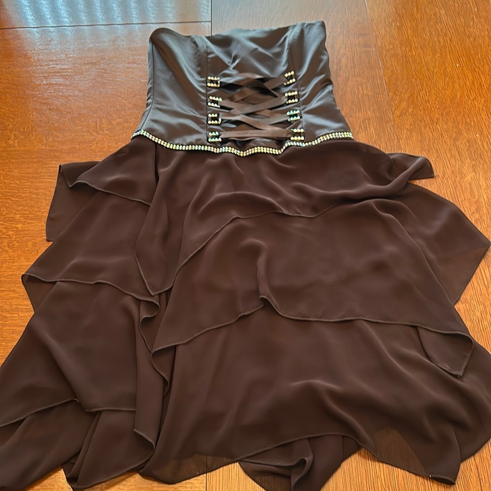 Jessica McClintock Size 4 strapless dress - Excellent Condition!